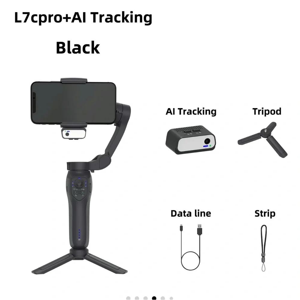 Comitok L7C Pro KIT Stabilizer with Magnetic AI Active Tracking still in box